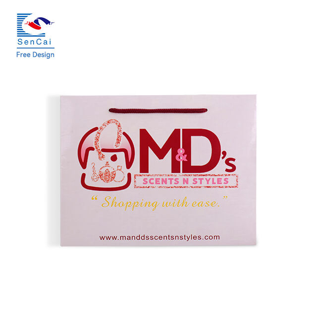 Custom Luxury 40*20*30 Gift Black Card Paper Bag Printed